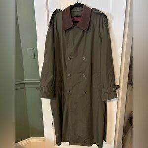 Olive Green Trench Coat